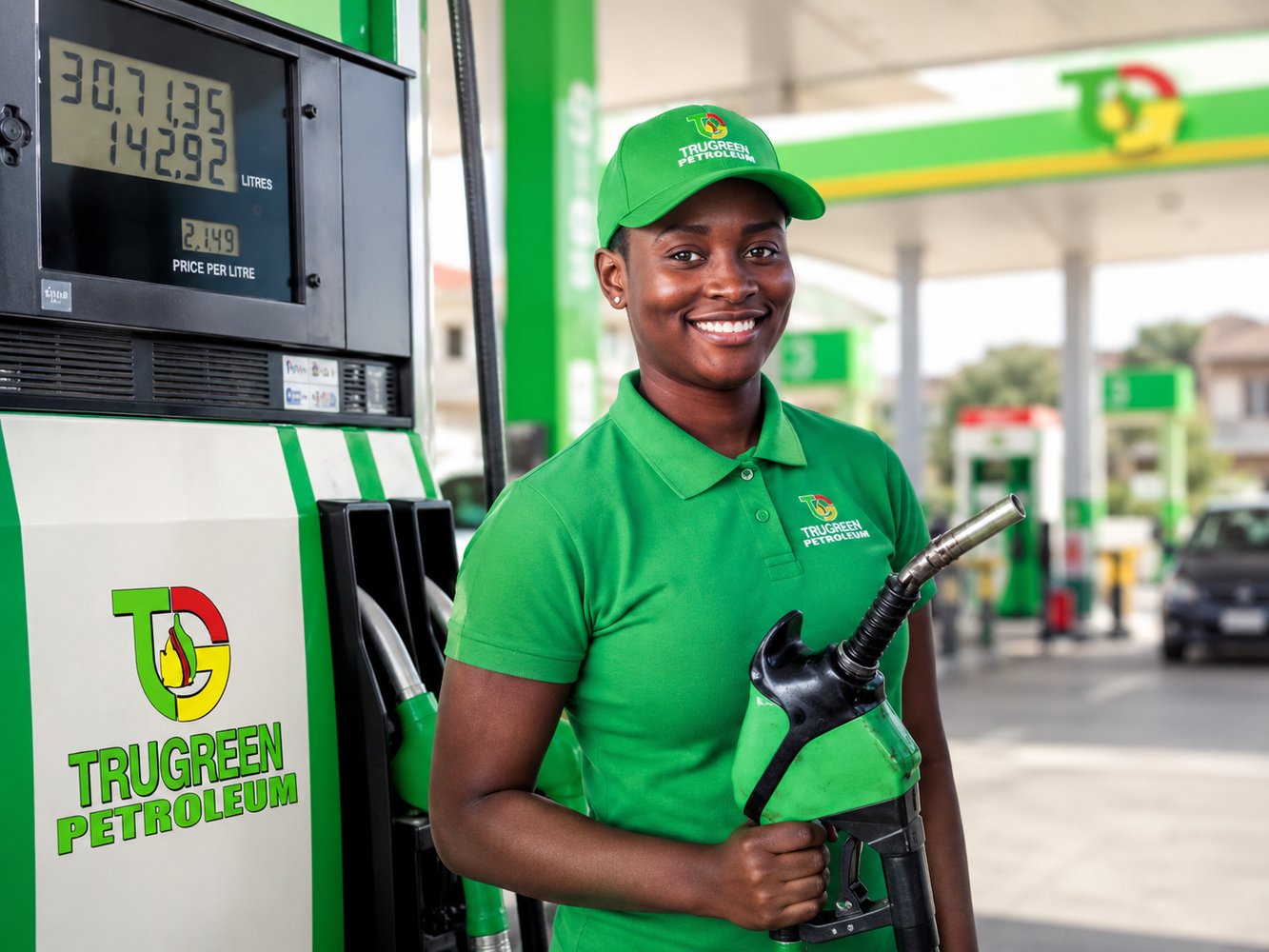 Customer fueling at station